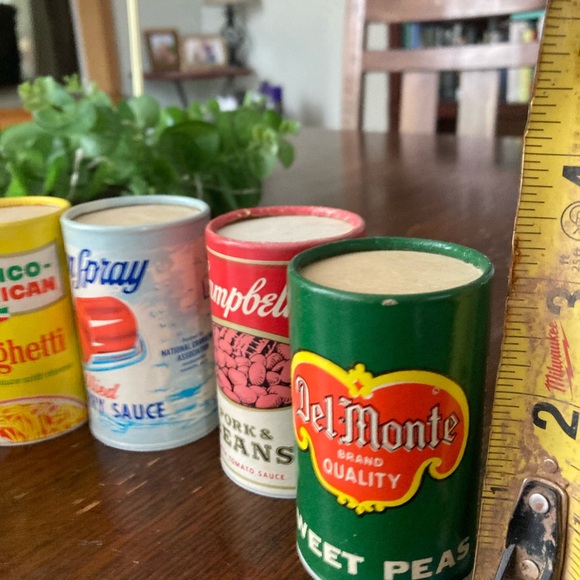 Vintage Pretend Play Food Cardboard Cans - Picture 11 of 11
